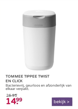 Aanbieding: Tommee Tippee Twist en Click