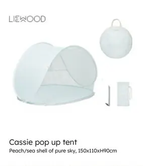 Aanbieding: Cassie pop up tent