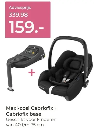 Aanbieding: Cabriofix + Cabriofix base