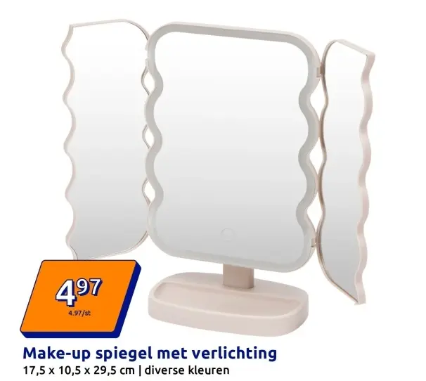 Aanbieding: Make-up spiegel met verlichting