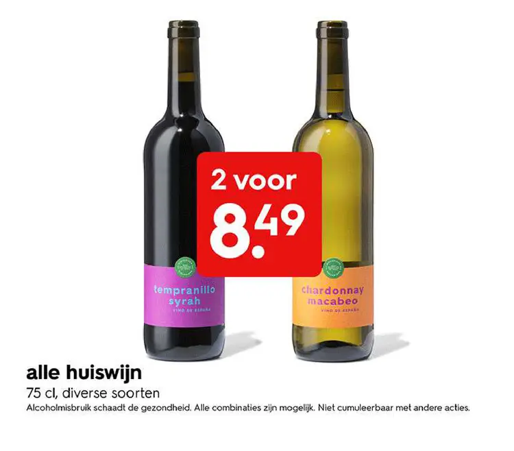 Promotie: Huiswijn