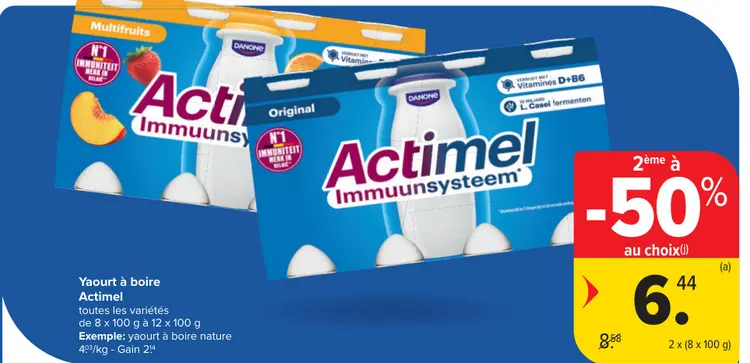 Offre: Yaourt à boire Actimel