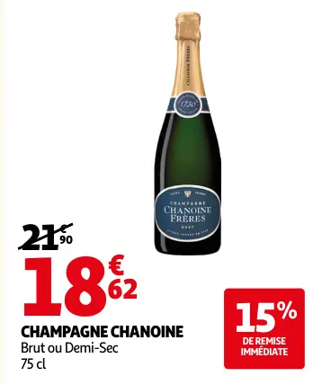 Promotie: Champagne chanoine