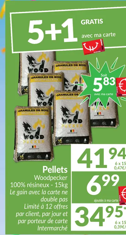 Offre: Woodpecker Pellets