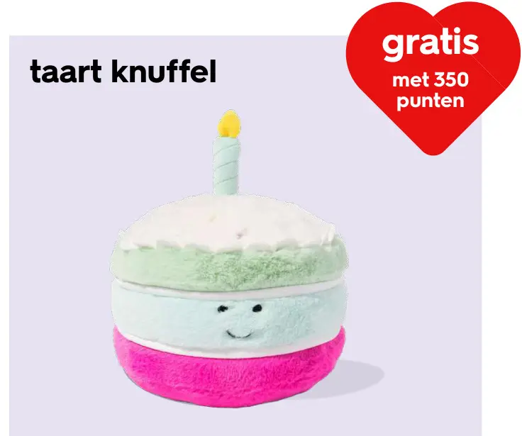 Promotie: Taart knuffel