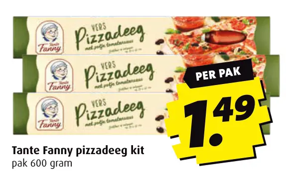 Aanbieding: pizzadeeg kit