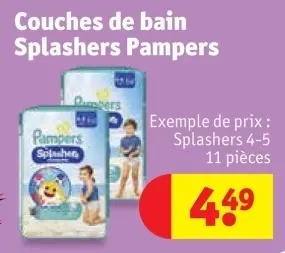 Offre: Couches de bain Splashers