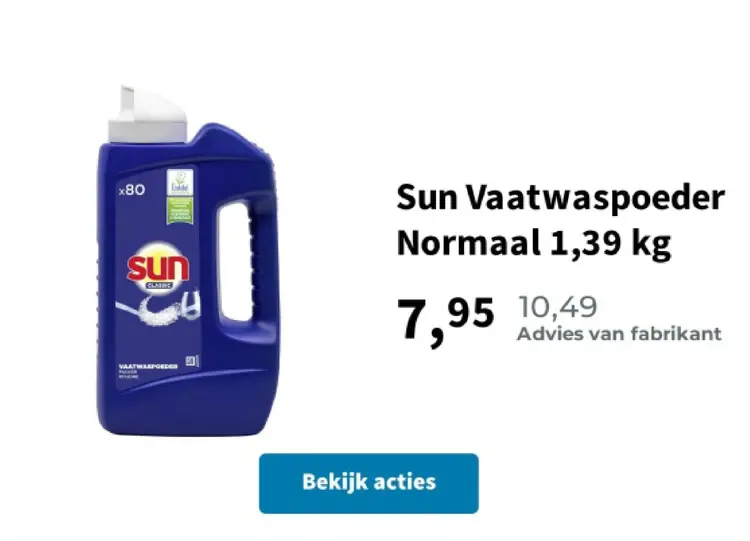 Promotie: Vaatwaspoeder Normaal