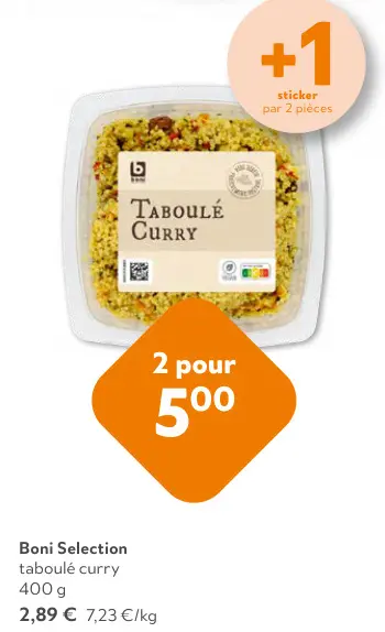Offre: Taboulé Curry