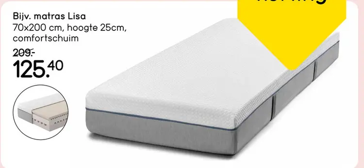 Aanbieding: matras Lisa