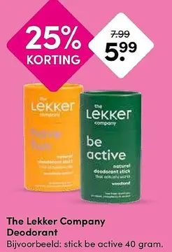 Aanbieding: The Lekker Company Deodorant