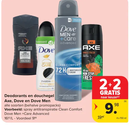 Aanbieding: Deodorants en douchegel