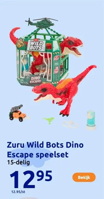 Aanbieding: Zuru Wild Bots Dino Escape speelset