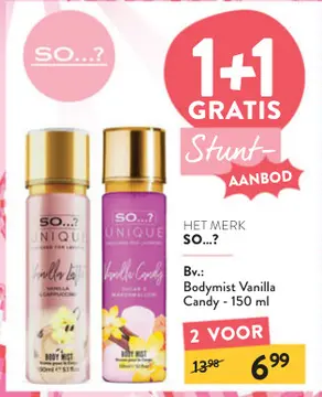 Aanbieding: Bodymist Vanilla Candy