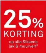 Aanbieding: Sikkens lak & muurverf