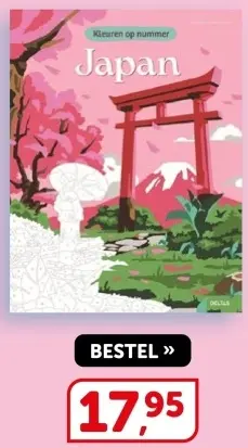 Aanbieding: Kleurboek Japan