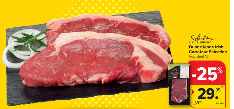 Promotie: Dunne lende Irish