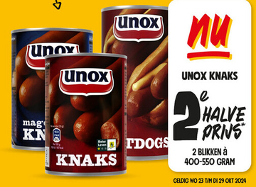 Aanbieding: UNOX KNAKS