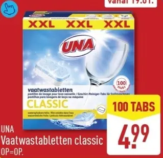 Aanbieding: Vaatwastabletten classic