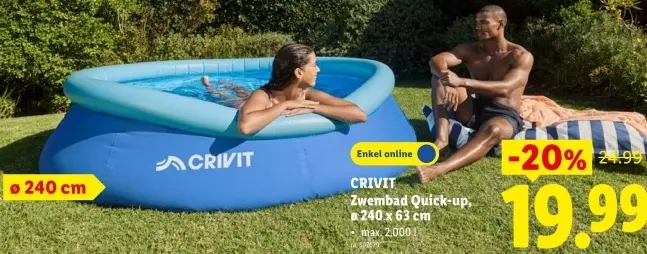 Promotie: Zwembad Quick-up