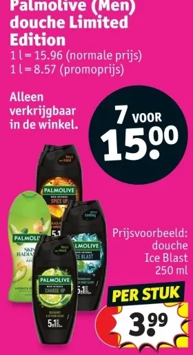 Promotie: Palmolive (Men) douche Limited Edition
