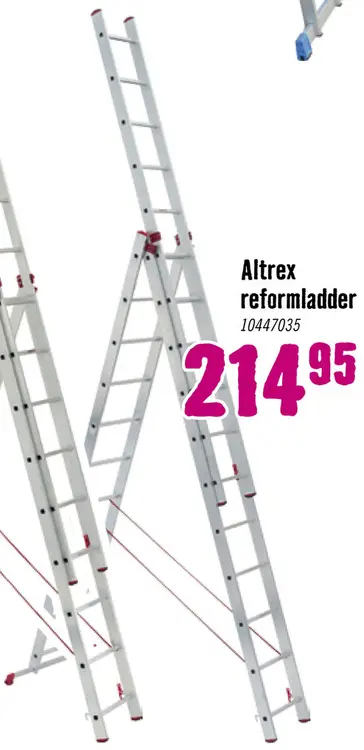 Aanbieding: Reformladder, 3 x 11 sporten