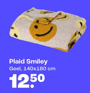 Aanbieding: Plaid Smiley