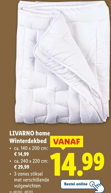 Aanbieding: Winterdekbed