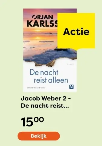 Aanbieding: Jacob Weber 2 - De nacht reist...