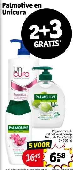 Aanbieding: Palmolive en Unicura