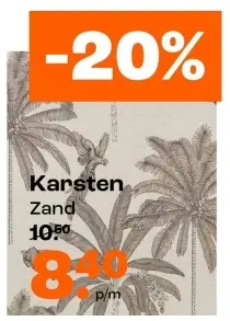 Aanbieding: Tafelzeil Karsten Zand