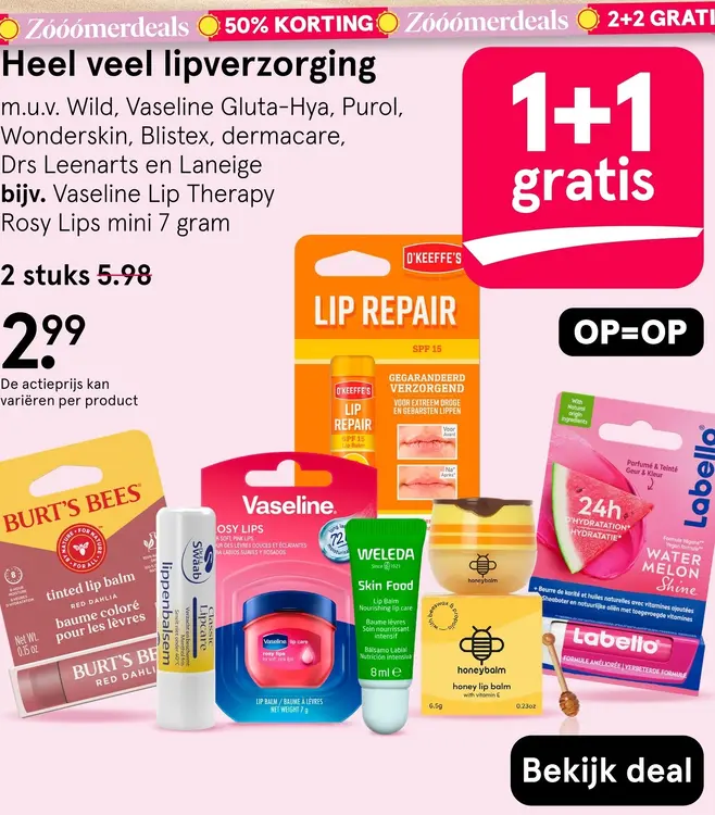 Aanbieding: Heel veel lipverzorging