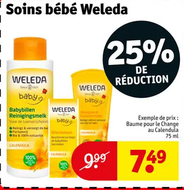 Offre: Baume pour le Change au Calendula