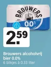 Aanbieding: Brouwers alcoholvrij bier