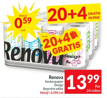 Aanbieding: Renova Keukenpapier Design