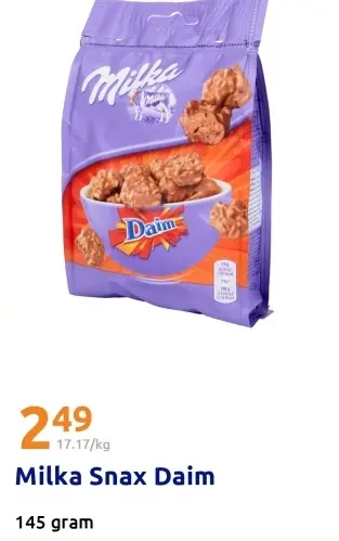 Aanbieding: Milka Snax Daim