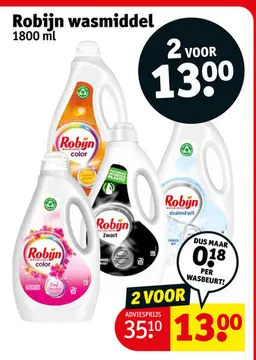 Aanbieding: Robijn wasmiddel