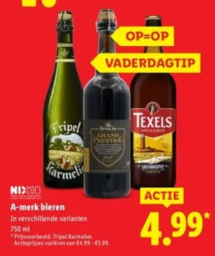 Aanbieding: A-merk bieren