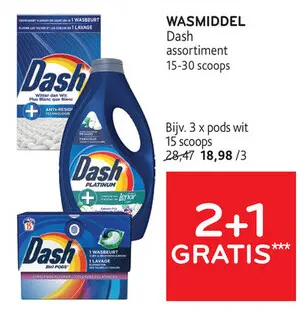 Promotie: WASMIDDEL Dash