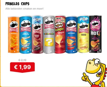 Aanbieding: Pringles chips