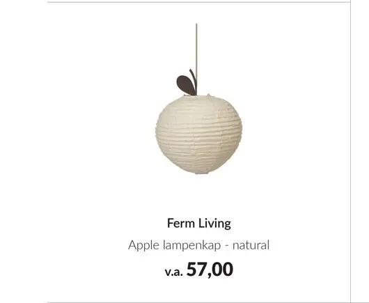 Aanbieding: Apple lampenkap - natural