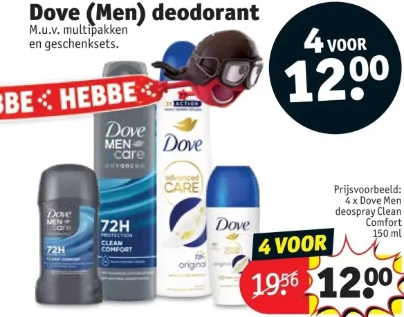 Promotie: Dove (Men) deodorant