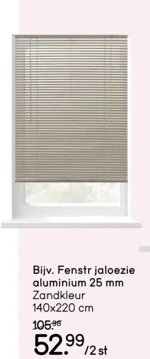 Aanbieding: Fenstr jaloezie aluminium