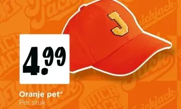 Aanbieding: Oranje pet