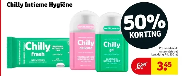 Aanbieding: Chilly Intieme Hygiëne