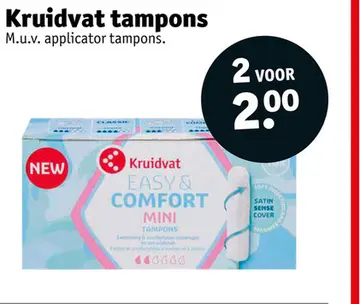 Aanbieding: Kruidvat tampons