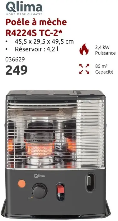 Offre: Poêle à mèche R4224S TC-2*
