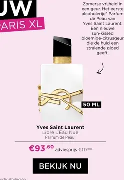 Aanbieding: Yves Saint Laurent Libre L'Eau Nue Parfum