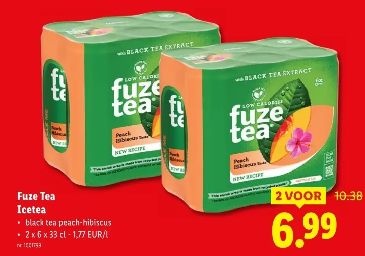 Promotie: Fuze Tea Icetea