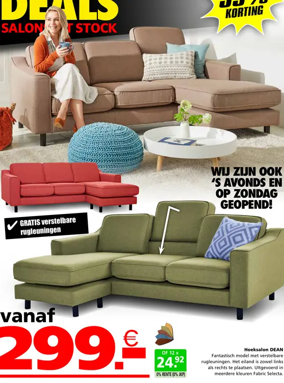 Aanbieding: Hoeksalon DEAN